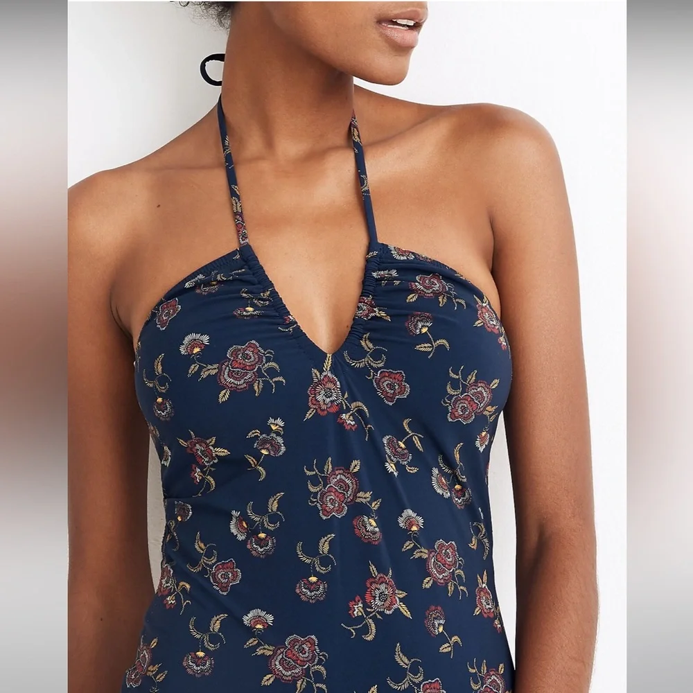 NWOT Madewell x Warm One-Piece Swimsuit in Honolulu Hibiscus - Size 6